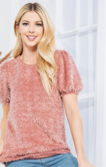 Fuzzy Pullover Sweater FREE SHIPPING
