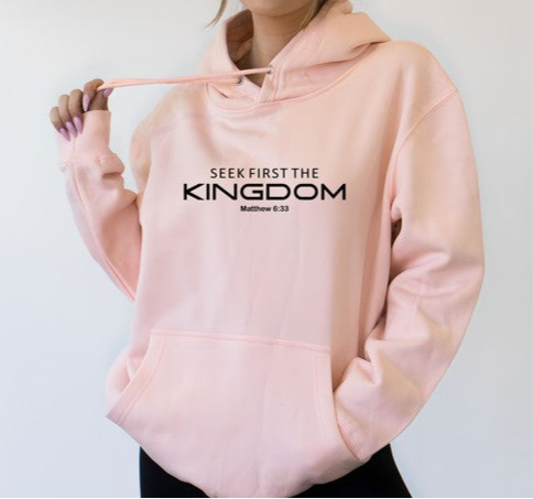 Seek First The Kingdom Graphic Hoodie FREE SHIPPING