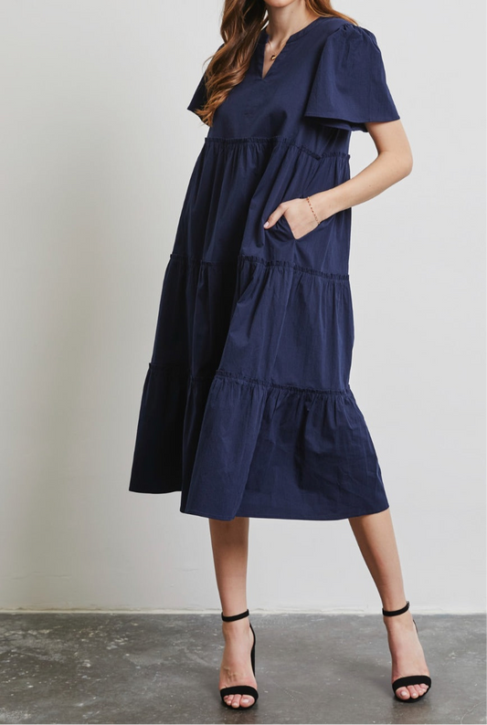 Kinley Tiered Midi Dress