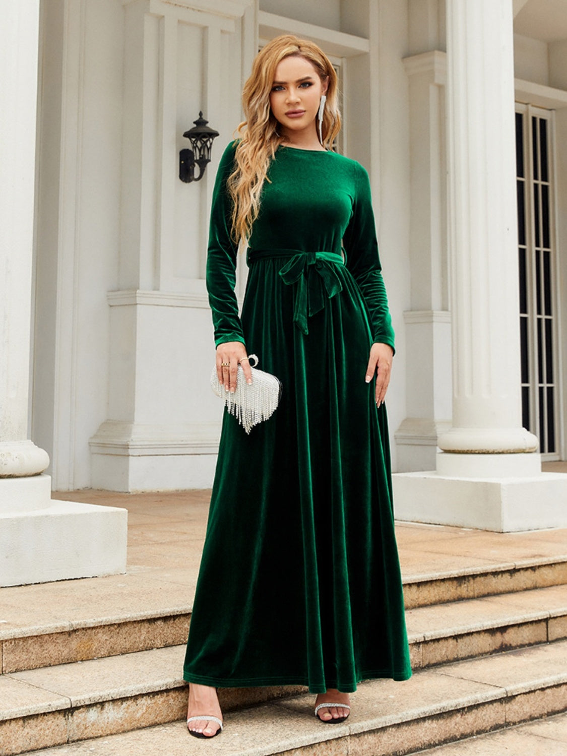 Chloe Long Sleeve Maxi Dress