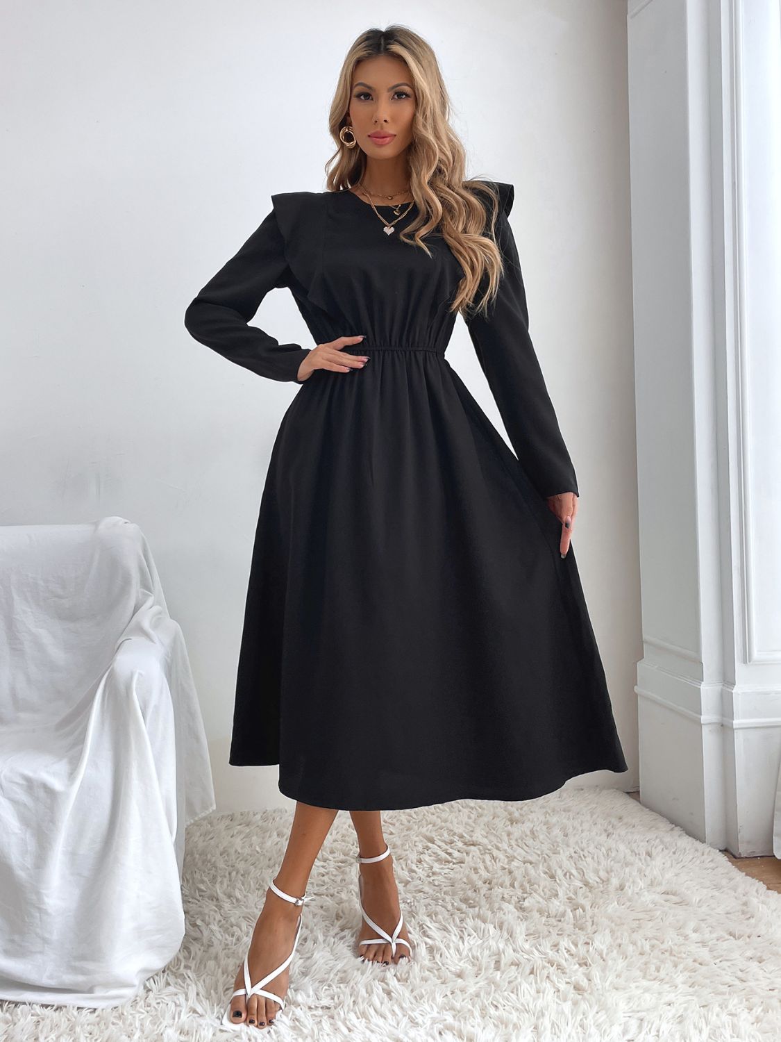 Rebecca  Long Sleeve Dress