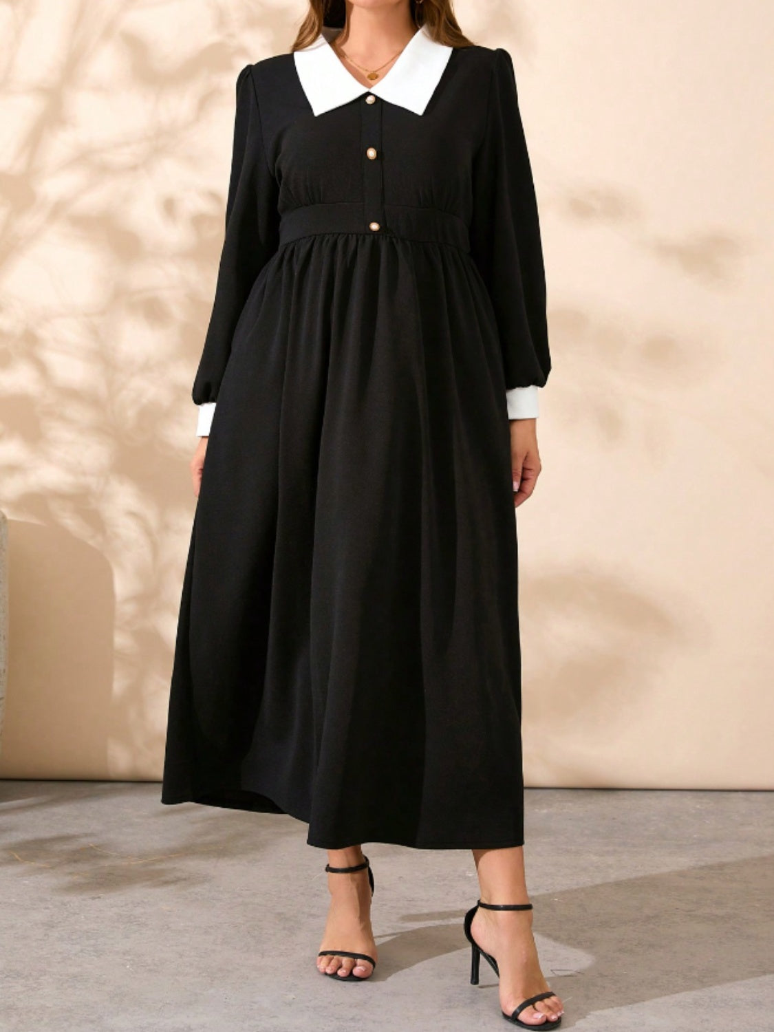 Kristen Long Sleeve Midi Dress