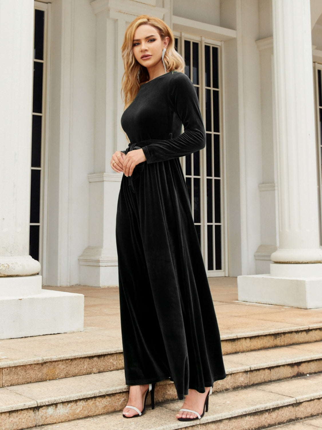 Chloe Long Sleeve Maxi Dress