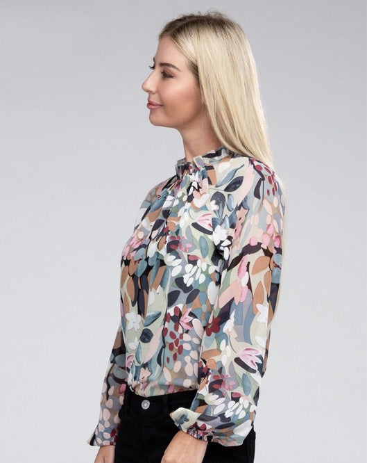 Chiffon Floral Blouse