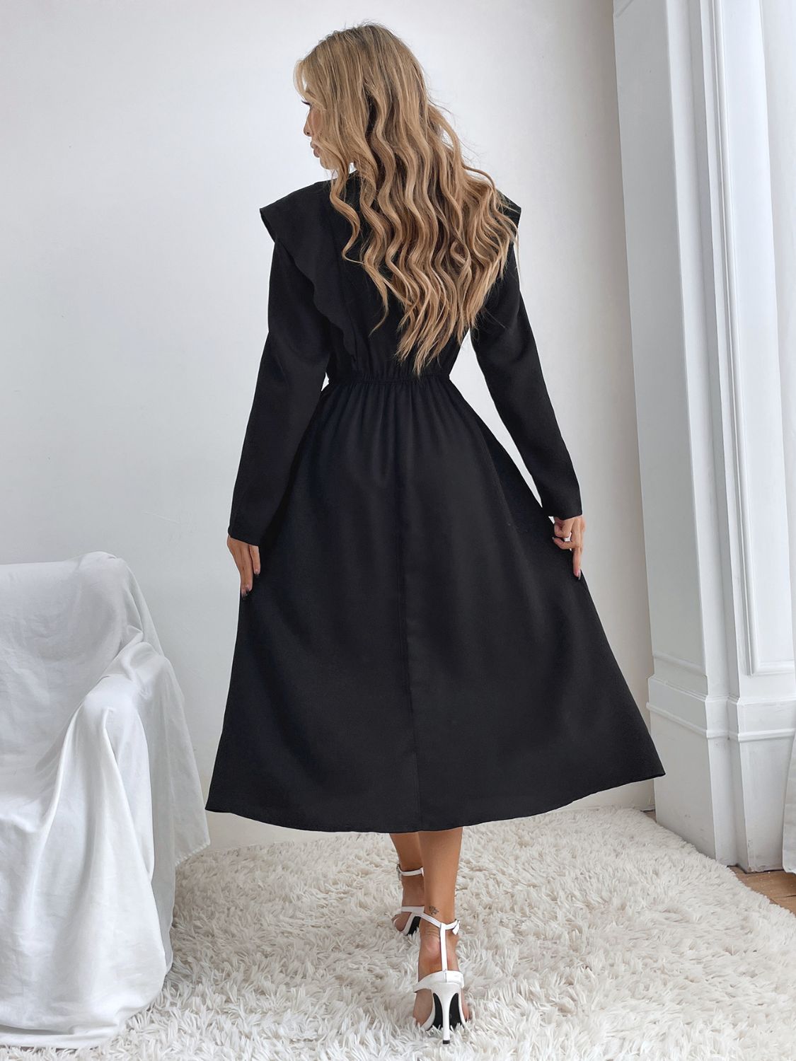 Rebecca  Long Sleeve Dress