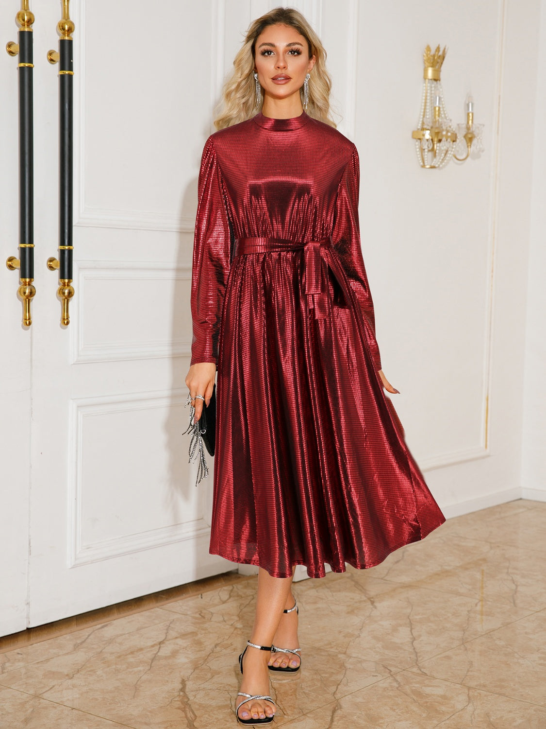 Cecelia Long Sleeve Midi Dress