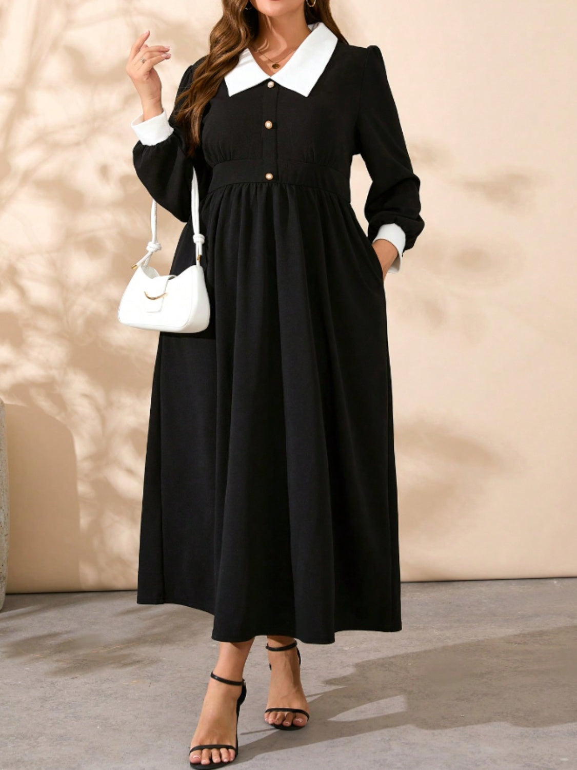 Kristen Long Sleeve Midi Dress