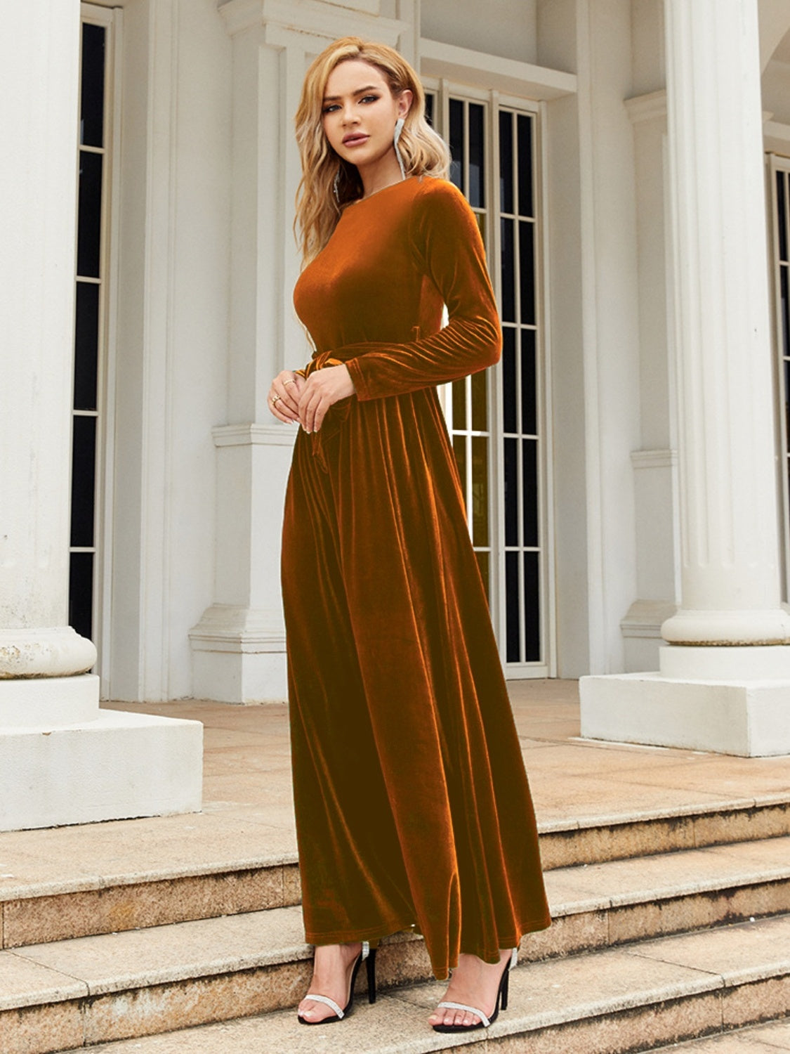 Chloe Long Sleeve Maxi Dress