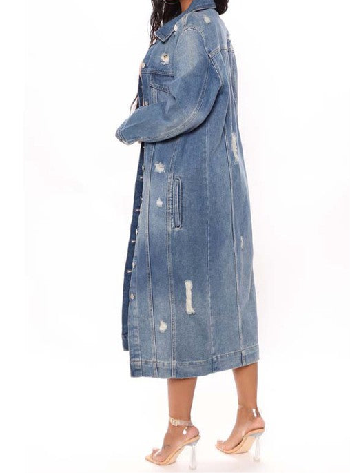 DENIM JACKET DRESS