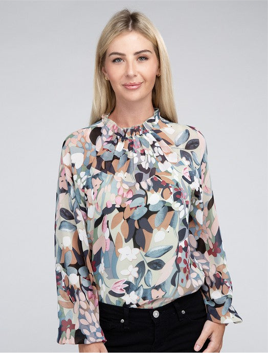 Chiffon Floral Blouse