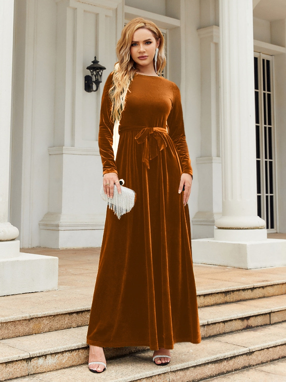 Chloe Long Sleeve Maxi Dress