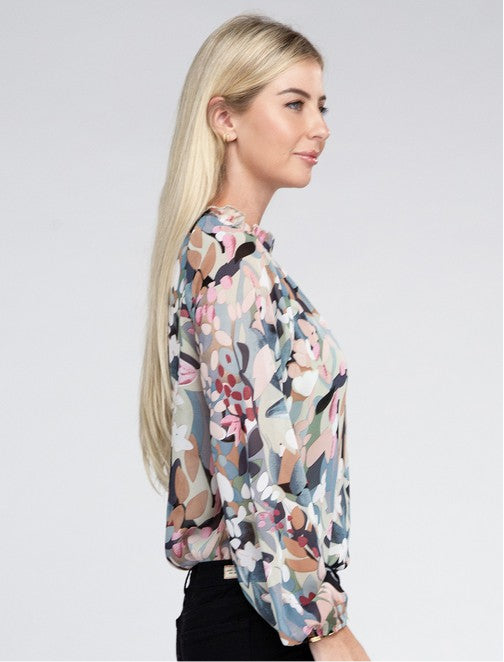 Chiffon Floral Blouse