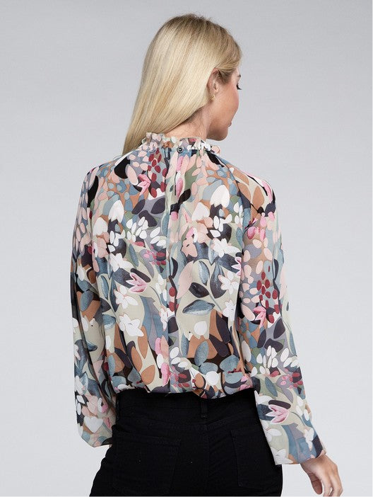 Chiffon Floral Blouse