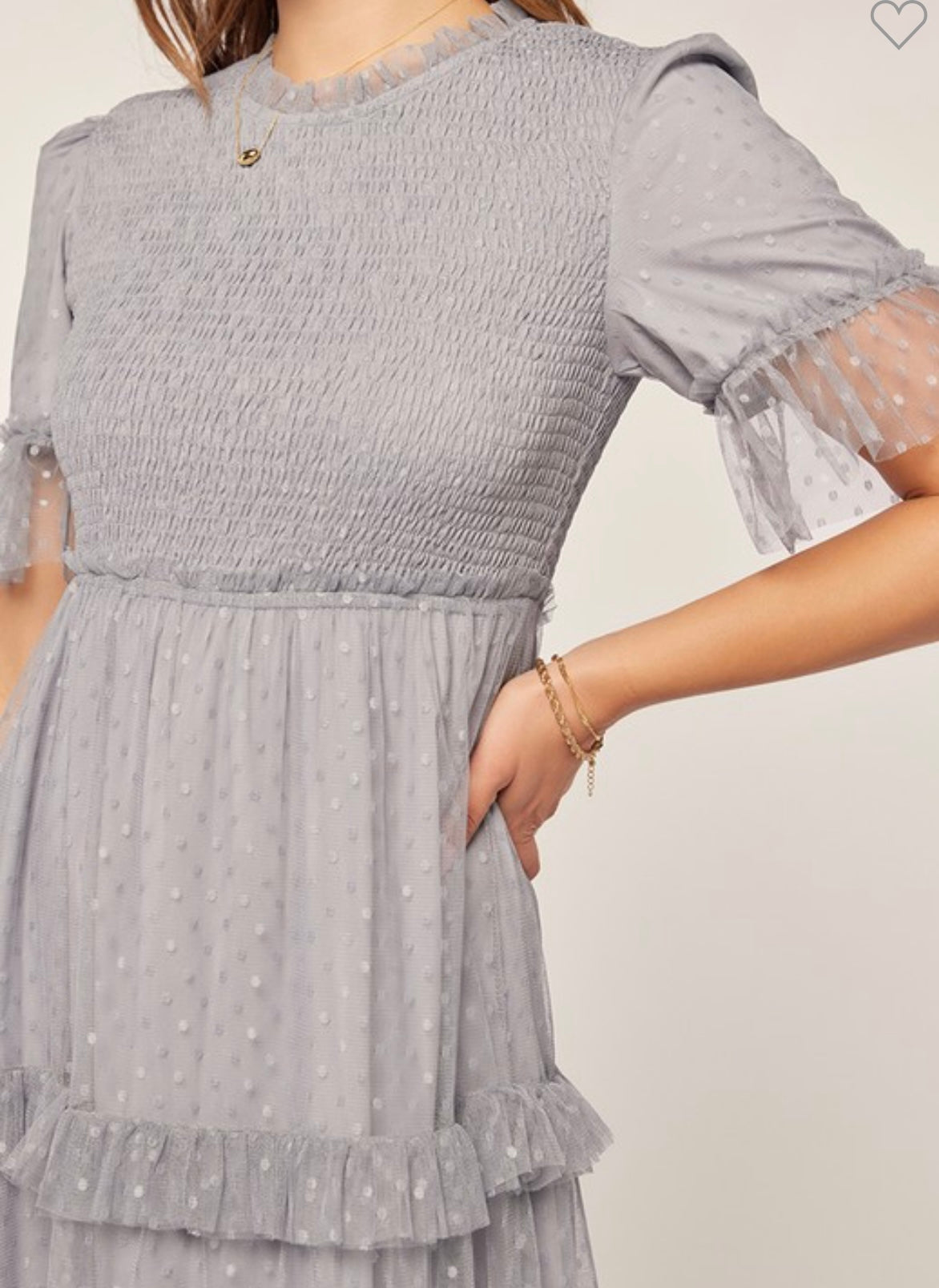 Tiered mesh dress by Deauville Extremely soft tulle SHIPPING INCLUDED