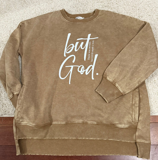 But God pocket sweatshirt