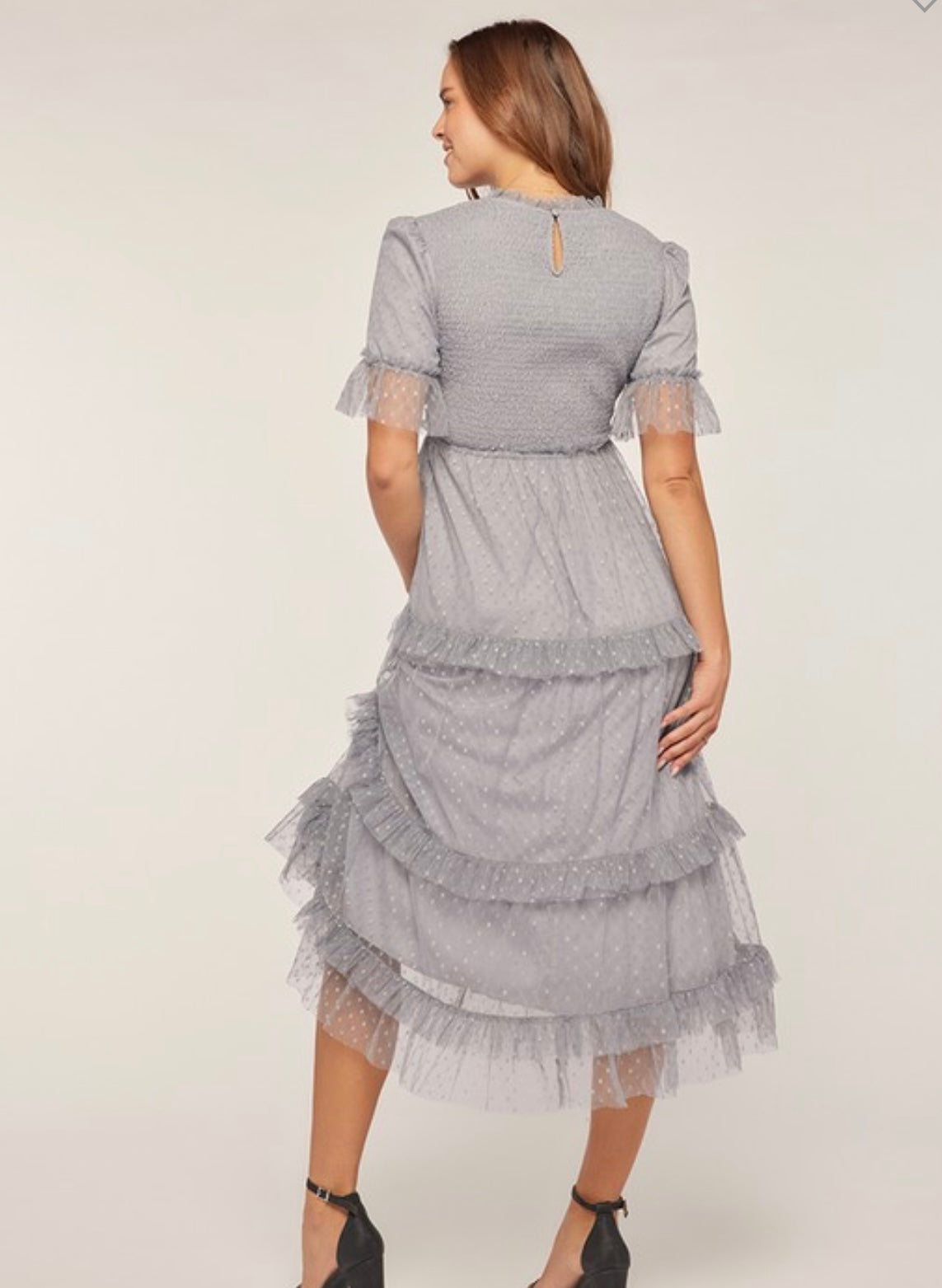 Tiered mesh dress by Deauville Extremely soft tulle SHIPPING INCLUDED
