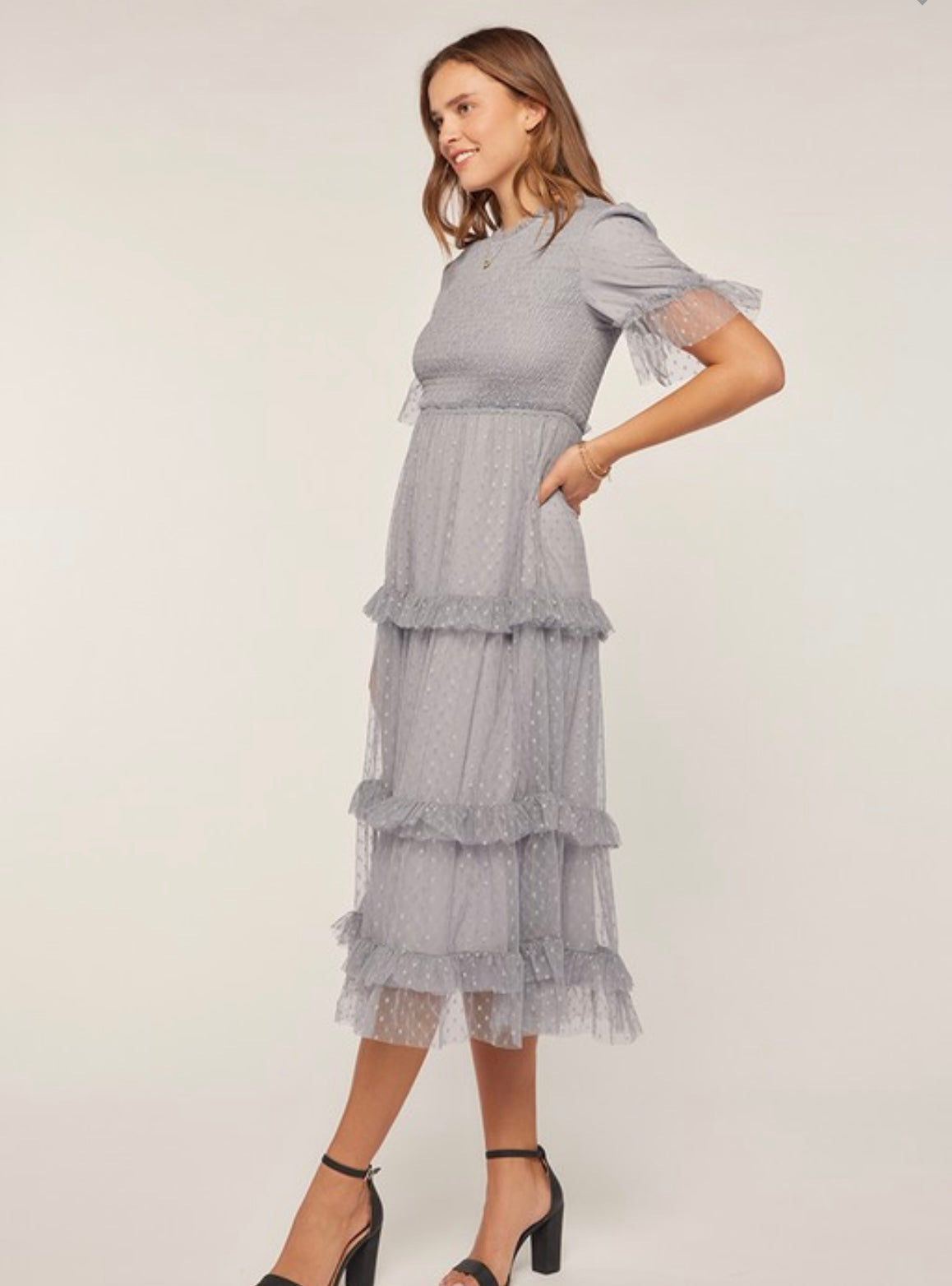 Tiered mesh dress by Deauville Extremely soft tulle SHIPPING INCLUDED