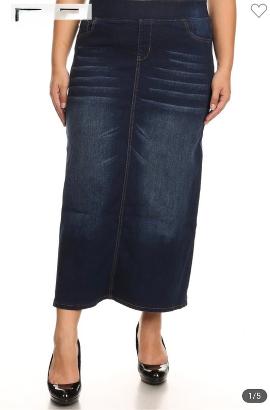Be girl long dark wash Elastic waist