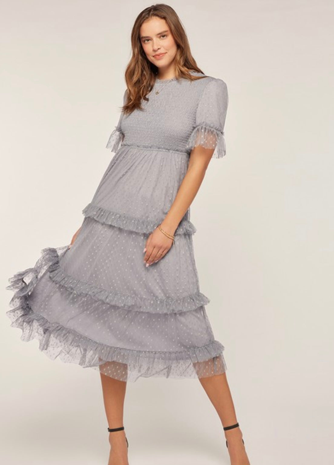 Tiered mesh dress by Deauville Extremely soft tulle SHIPPING INCLUDED