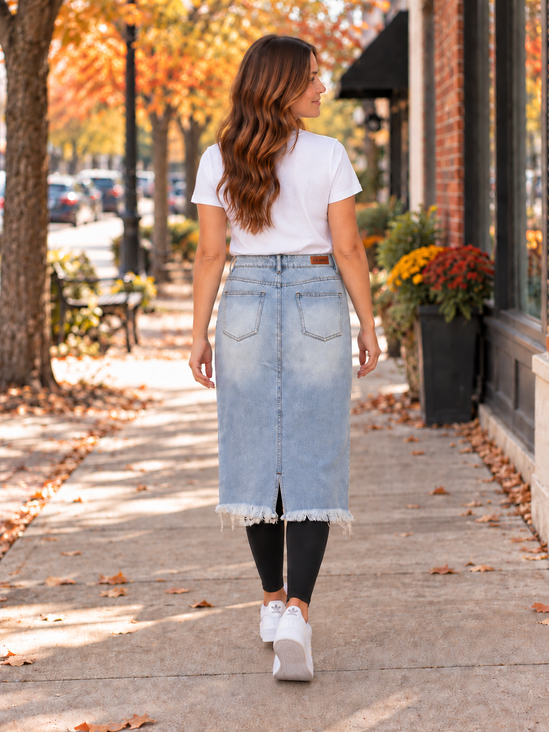 Be Girl retro fit faded skirt