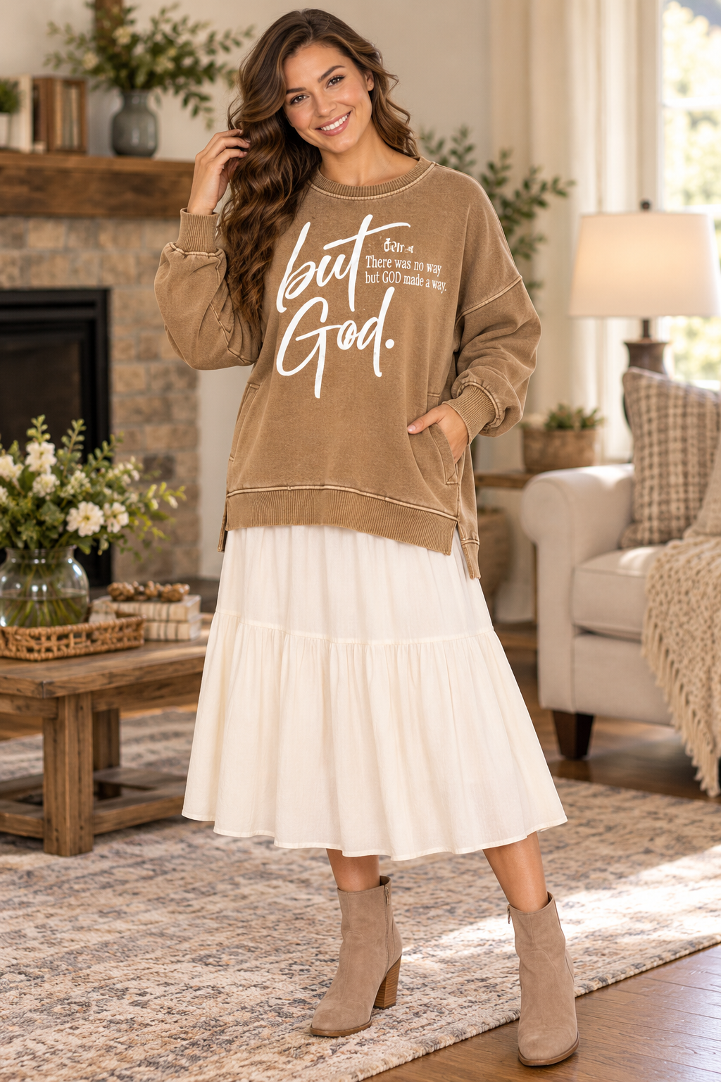 Plus God is greater than sweatshirt pockets