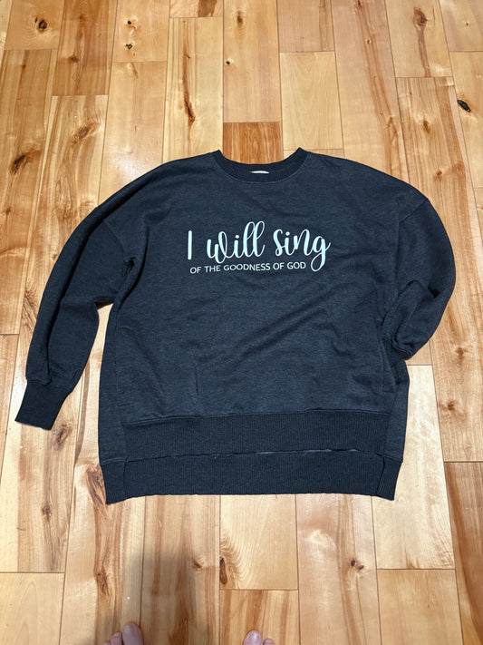 I will Sing Pocketed sweatshirt FREE SHIPPING